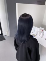 レフ(LEF)&nbsp;ネイビーブルーブラック/ダブルカラー/ケアブリーチ