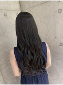 ロングスタイル　地毛風　グレーアッシュ　おおたかの森