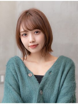 ハバナ 渋谷(HAVANA) ふんわりレイヤーカットベージュカラー