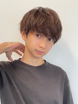 ツーダブルバイフィフス 西梅田店(WW.. by fifth) センターパートニュアンスパーマスパイラルパーマメンズパーマWW