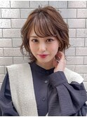 【GEEKS渋谷】ナチュラルボブウルフ/20代30代/夏カラー/前髪あり