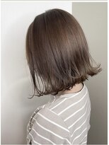 レポヘアー(Repos hair)&nbsp;20代30代40代ストレートボブリップラインラベンダーベージュ