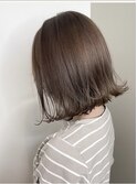 20代30代40代ストレートボブリップラインラベンダーベージュ