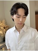 ニュアンスパーマ波巻きパーマスパイラルパーマダウンパーマ黒髪
