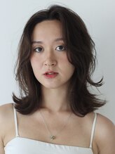 モッズ ヘア 二子玉川店(mod's hair)&nbsp;ミディアムヘア／レイヤー/／くびれヘア