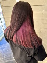 ルノン シェリー(LUNON cheliy)&nbsp;インナーカラー/ピンク/ブリーチカラー/ブリーチ１回