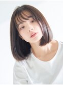 【La fith】暗髪カラー×シースルーバング
