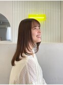 ホワイトグレージュ/デジタルパーマ/チェリーブラウン/宜野湾