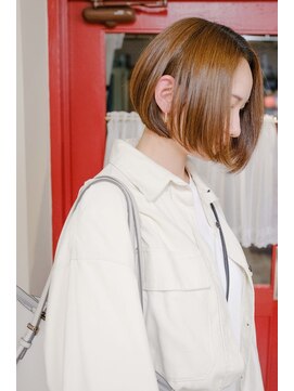 ルーシー ヘアデザインワークス(Lucy Hair Design Works) サロンワーク×丸みボブ