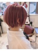 『Cherry pink』似合わせカット×ダブルカラー