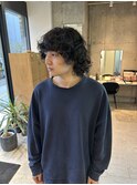 メンズミディアムパーマ