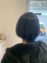 ルルバイアズール 草加店(LULU by azule)&nbsp;ダブルカラー，ネイビー，ネイビーブルー【草加】