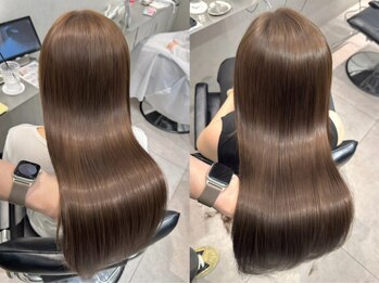 オニキス 原宿(ONYX)の写真/【ケラチントリートメント】で芯から補修、"うるツヤ髪"へ。持ちが良くパサつきを抑えてくれます!