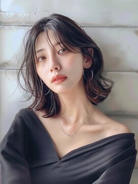 ミディアム×くびれ巻き