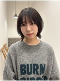 韓国/顔周りレイヤー/ダブルカラー/ベージュ/前髪新潟長岡宮関