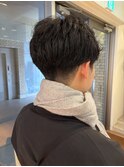 刈り上げ／ニュアンスパーマ/癖毛活かし