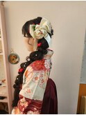 はかまの着付けとセット