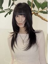 ミンクス渋谷スマートサロン(MINX shibuya smart salon)&nbsp;    フルバング×レイヤーカットの垢抜けヘア