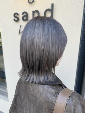 サンド 鹿児島中央(sand) ハイトーンレイヤーボブ
