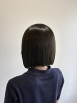 ル レーヴ 和田店(Le reve)&nbsp;切りっぱなしボブ×オリーブカラー【谷平】
