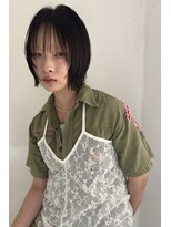 アンド(AND)&nbsp;レイヤーボブ　ブルーブラック　ショート　中目黒　代官山　渋谷