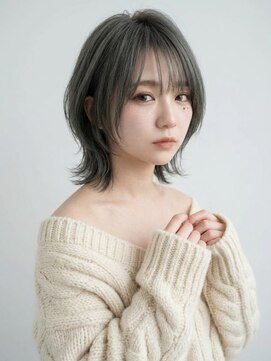 ヘアサロンエム 渋谷店(HAIR SALON M) 前髪/ウルフ/レイヤーボブ/くびれ/グレージュ/顔周り/渋谷