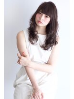 ヘアースペース ブイ(hair space V) 艶めくウェーブ、王道セミロング