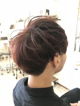 アーティスト サロン ショウ(artist salon SHOW) レッド系マッシュショート×フレンチカジュアル