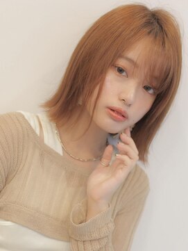 アグ ヘアー ブレス 小比内店(Agu hair bless) 《Agu hair》シンプル＆クリーンな切りっぱなしボブ