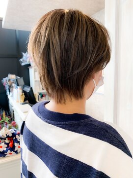 キャアリー(Caary) 福山市美容院Caary キャアリー人気 ショートウルフ アッシュ