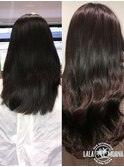 【シールエクステ】セミロングを自然なロング＋グラデーションに