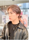 センターパート×アイスグレージュ　10代/20代