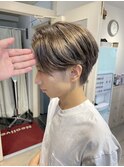 横浜★ケアブリーチ　ハイトーン　プラチナアッシュ