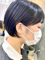 エトネ ヘアーサロン 仙台駅前(eTONe hair salon) 20代 30代丸みショートボブ