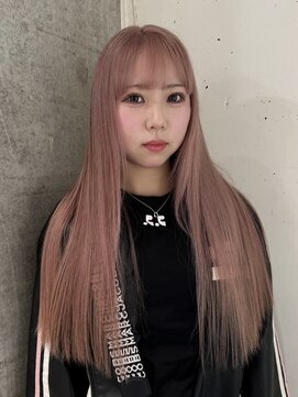 モニカ(MONIQA) 【ペールピンク】ブリーチデザインカラー