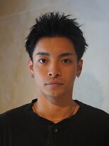 メリケンバーバーショップ コウベ(MERICAN BARBERSHOP KOBE) ダークアッシュニュアンスパーマ