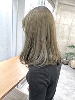 レーベン(LEBEN) 【ブリーチなしダブルカラー】透け感オリーブ★