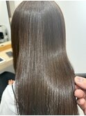 透明感カラー×髪質改善トリートメント