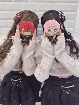 リルミー(Lilme) あみかちゅ片耳ひつじ×垂らしハート＊まゆ