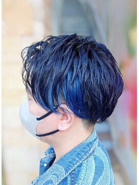 セロ(Sero) ダブルカラー ブルーブラック