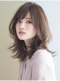☆イメチェンピンクベージュアンブレラカラー前髪クールショート