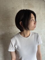 メロウ(mellow) 白髪ぼかし×ショートボブ