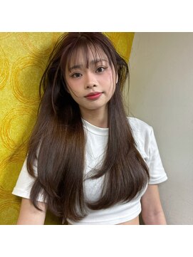 コディー(CODY) ミディアムヘア暗めカラー/デザインカラー/フェイスフレーミング