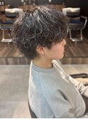 シャドウパーマ/ニュアンスパーマ/ラウンドマッシュ/千葉駅/関