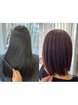 落ち着いた雰囲気のサロン＊ダメージ・クセ・うねりを解決！高技術×拘りの商材【小田急相模原/髪質改善】