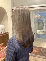 エルサフィロ ヨドヤバシ(el zafiro yodoyabashi)&nbsp;オリーブベージュ　ロングヘアー