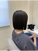 ぱつっとボブ