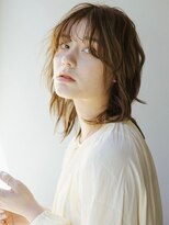 フレイムス ヘアアンドリラックス 赤羽店(Frames hair&relax) 大人可愛いウルフミディ20代30代40代◎前髪あり小顔レイヤー赤羽