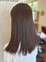 クロス(CROSS)&nbsp;白髪染め/大人可愛い/40代50代/ミディアムヘア