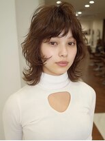 ノラキチジョウジ(NORA KICHIJOJI)&nbsp;ウルフボブパーマボブウルフパーマ前髪パーマくびれミディアム
